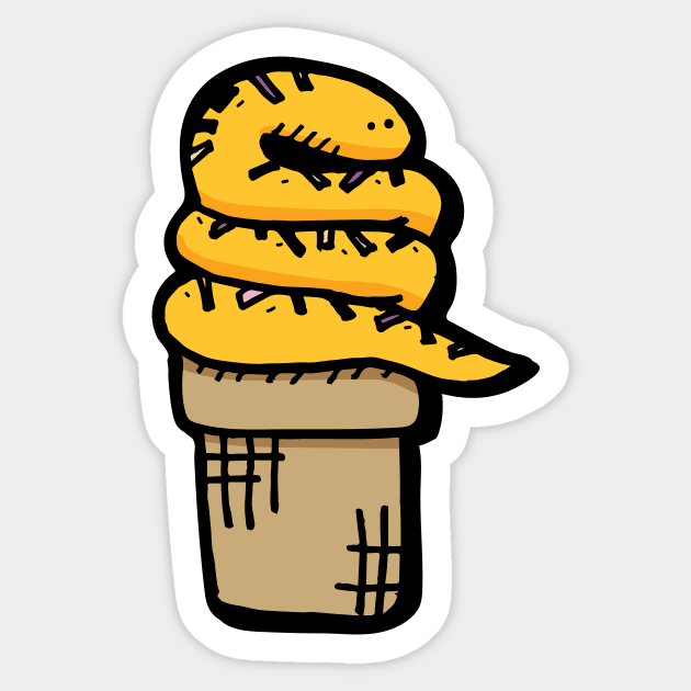 Ssssssoft Serve Sticker by RADdoodads